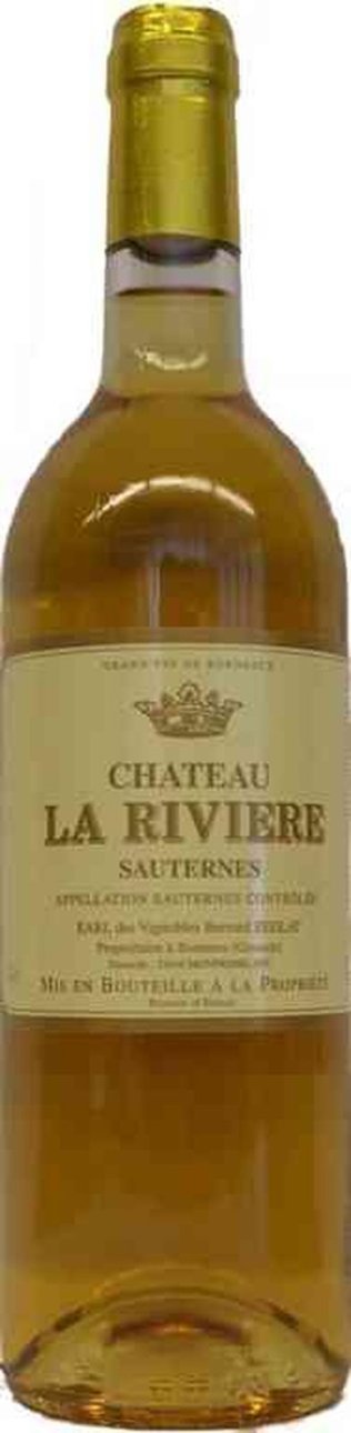 Chateau La Rivière Sauternes  AC EW 6 x 75cl