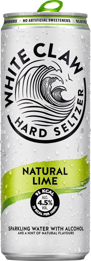White Claw Natural Lime 4.5% Dose EW 12 x 33cl