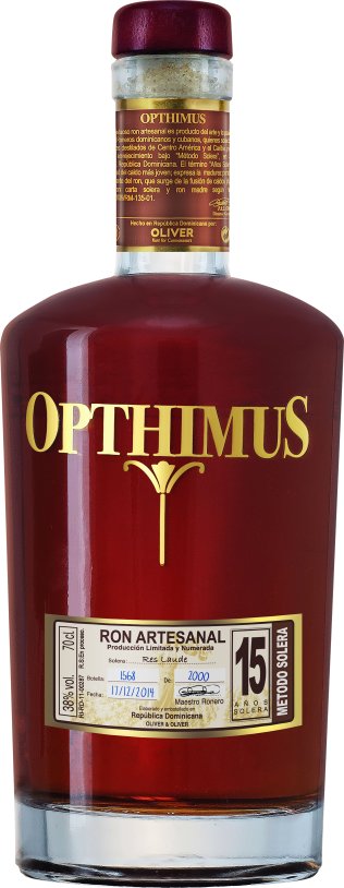 Opthimus Rum 15y 38% EW 6 x 70cl