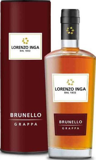 Grappa di Brunello Lorenzo Inga 40% Flasche 50cl