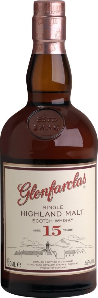 Glenfarclas Single Malt Whisky 15 Years 46% EW 6 x 70cl
