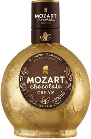 Mozart Chocolate Cream Gold Liqueur 17% EW 6 x 50cl