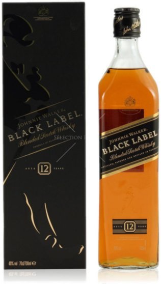 Johnnie Walker Black Label 12 J. 40% EW 6 x 70cl