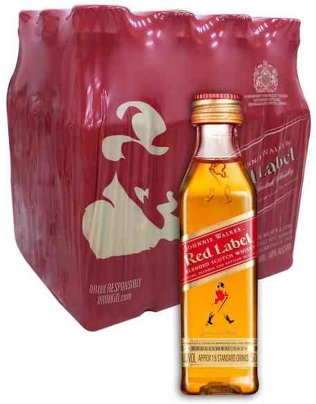 Johnnie Walker Red Label PET 40% EW 12 x 5cl