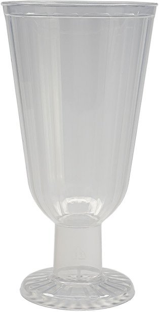 Kafi-Fertig-Glas 2.2 dl, Plastik, glasklar, unzerbr. EW 150-Karton