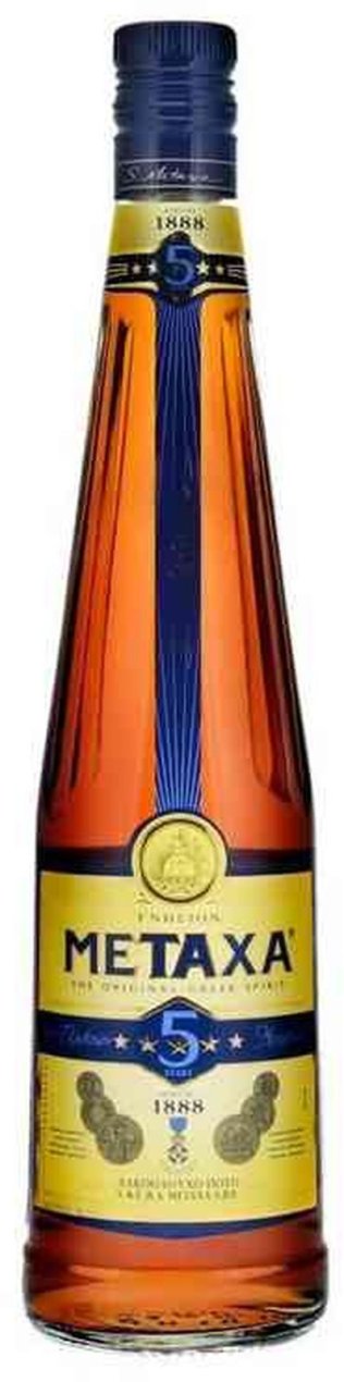 Metaxa  5 Star Griechischer Weinbr. 38% EW 6 x 70cl