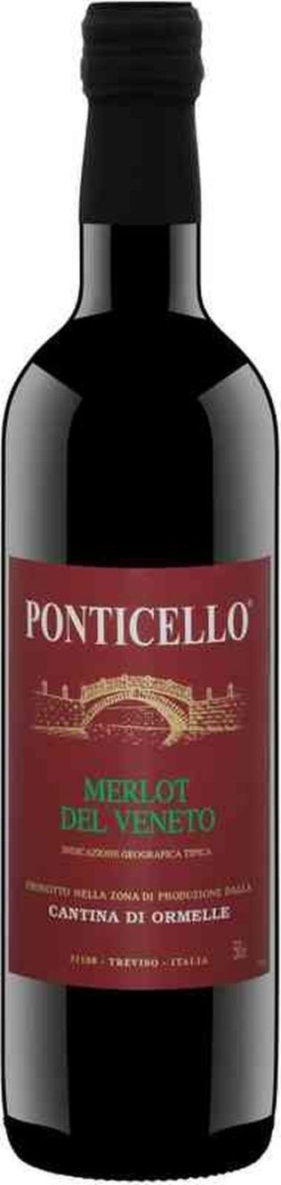 Merlot Ponticello del Veneto MW 24 x 25cl