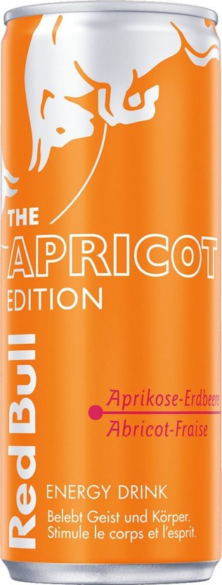 Red Bull The Apricot Edition - Aprikose & Erdbeeren Dose EW 24 x 25cl