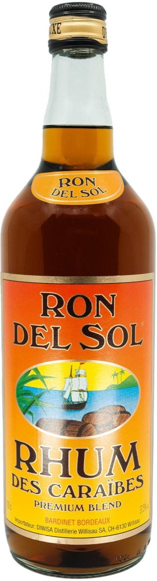 Rum Ron del Sol braun EW 6 x 100cl