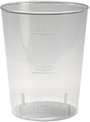 Shot-/Degubecher 2cl/4cl, zerbr. EW 50-Pack