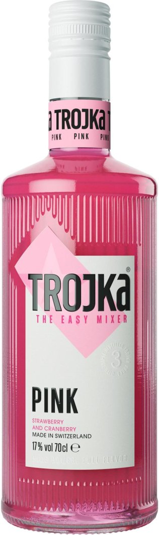 Trojka Vodka PINK 17% EW 6 x 70cl