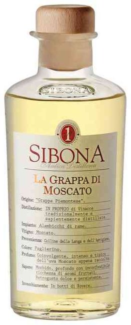 Grappa Sibona di Moscato 42% EW 6 x 50cl