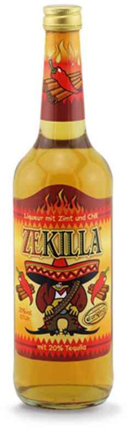 Zekilla Tequila Zimtlikör und Chili 20% EW 6 x 70cl