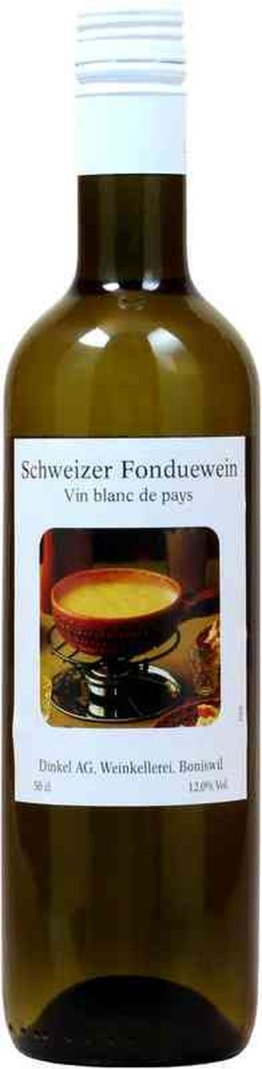 Schweizer Fonduewein Vin Blanc Suisse MW 15 x 50cl