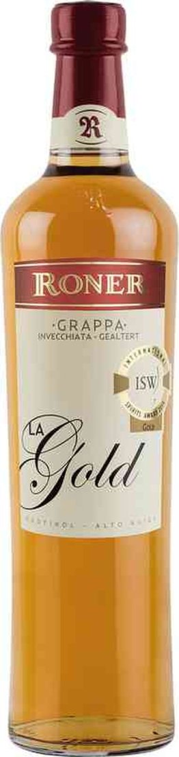 Grappa Roner Oro 40% EW 6 x 70cl