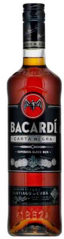 Rum Bacardi Carta Negra 37.5% EW 6 x 70cl