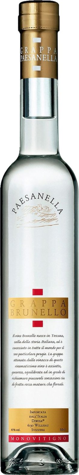 Grappa Paesanella Brunello 41% EW 6 x 50cl