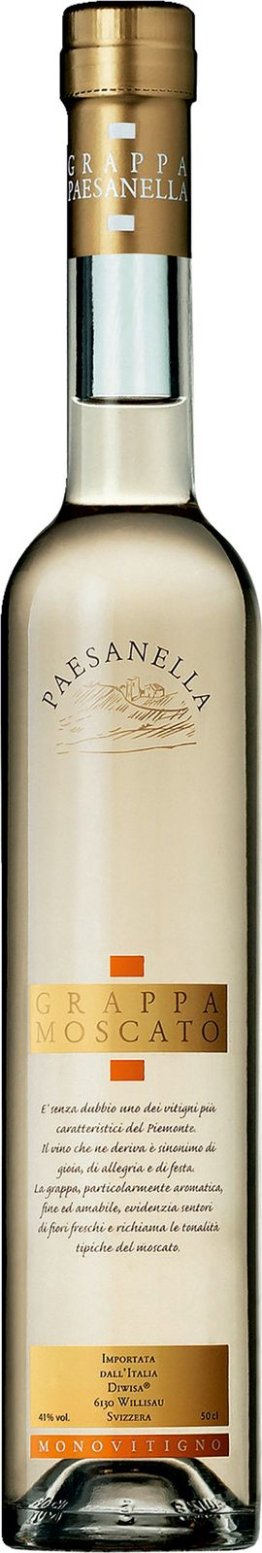 Grappa Paesanella Moscato 41% EW 6x50cl