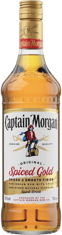 Rum Captain Morgan Spiced Gold 35% EW 6 x 70cl