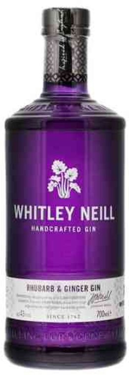Whitley Neill Rhubarb & Ginger Gin 43% EW 6 x 70cl