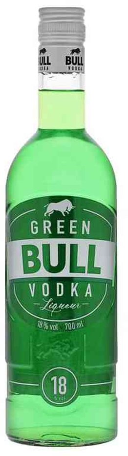 Bull Green Vodka Liqueur 18% EW 6 x 70cl