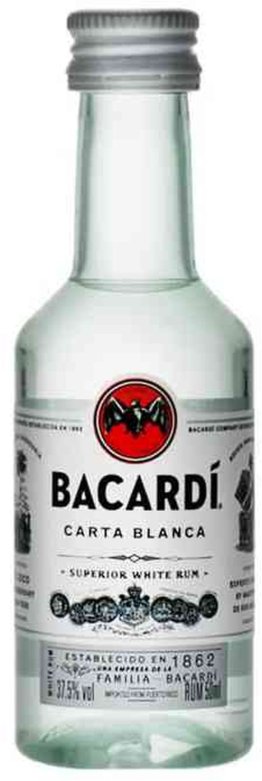 Rum Bacardi Carta Blanca PET 37.5% EW 10 x 5cl