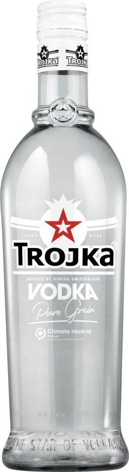 Trojka Vodka PURE GRAIN 40% EW 6 x 70cl