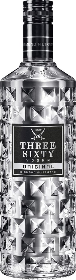 Three Sixty Vodka 37.5% EW 6 x 70cl