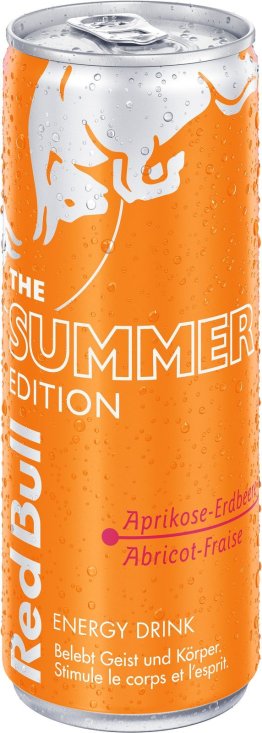 Red Bull The Apricot Edition - Aprikose & Erdbeeren Dose EW 24 x 25cl