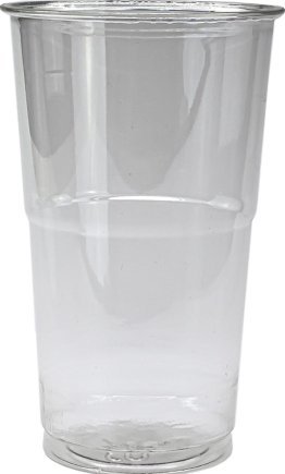 3 dl Plastikbecher Neutral, unzerbr., glasklar, geeicht EW 25-Pack