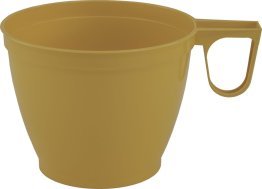 Kaffee-Tasse mit Griff 1.6dl (Plastik) EW 50-Pack