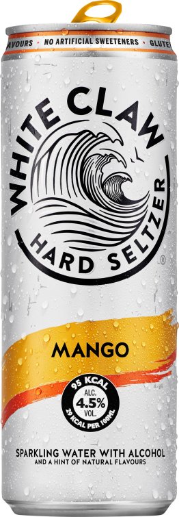 White Claw Hard Seltzer Mango 4.5% Dose EW 12 x 33cl