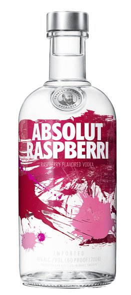 Absolut Raspberry Flavored Vodka 38% EW 6 x 70cl