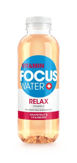 FOCUSWATER Grapefruit & Cranberry EW4x6x50cl