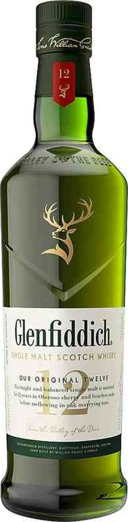 Glenfiddich Single Malt 12 Years 40% EW 6 x 70cl