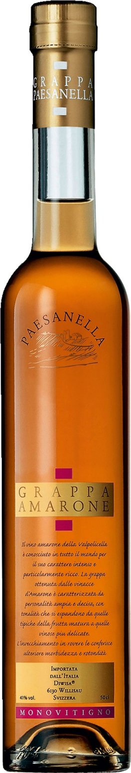 Grappa Paesanella Amarone Barrique 41% EW 6 x 50cl