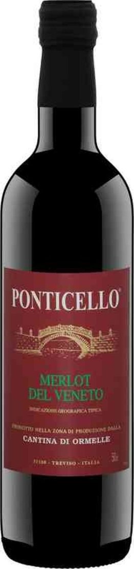 Merlot Ponticello del Veneto MW 24 x 25cl