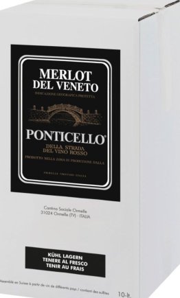 Merlot Ponticello del Veneto 3-Lt. Bag EW 3 Lt. Bag Box