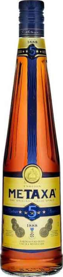 Metaxa 5 Star Griechischer Weinbr. 38% EW 6 x 70cl