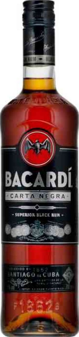 Rum Bacardi Carta Negra 37.5% EW 6 x 70cl