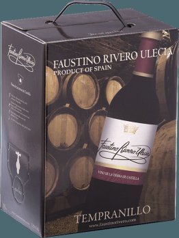 Tempranillo Faustino Rivero 5-Lt. Bag-in-Box EW 5 Lt. Bag Box