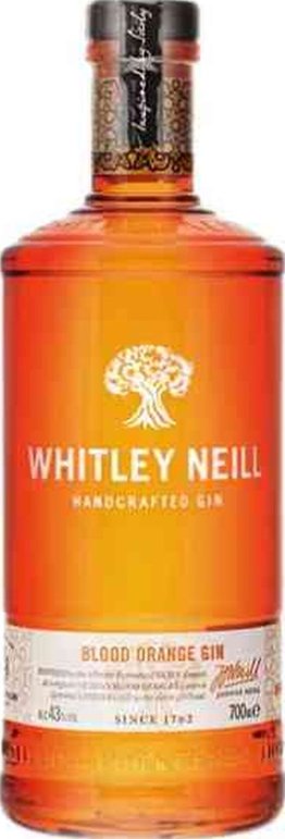 Whitley Neill Blood Orange Gin 43% EW 6 x 70cl