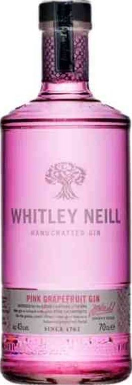 Whitley Neill Pink Grapefruit Gin 43% EW 6 x 70cl