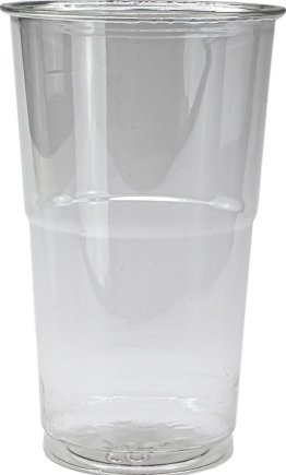 3 dl Plastikbecher Neutral, unzerbr., glasklar, geeicht EW 50-Pack