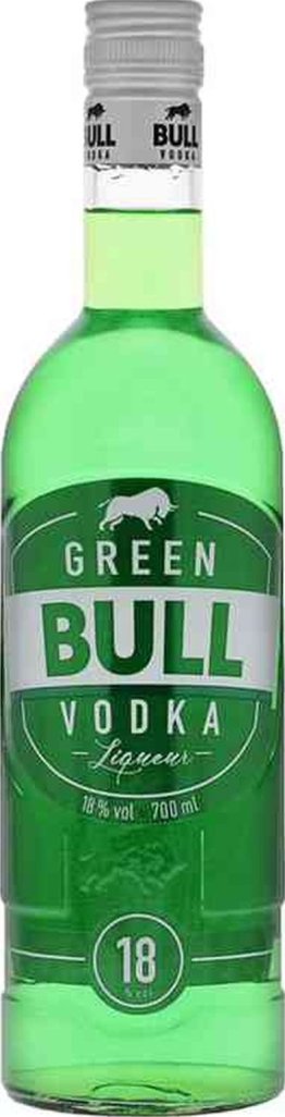 Bull Green Vodka Liqueur 18% EW 6 x 70cl