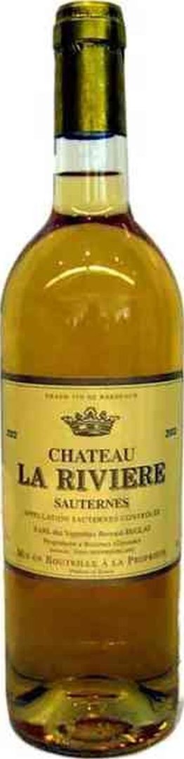 Chateau La Rivière Sauternes AC EW 12 x 37cl