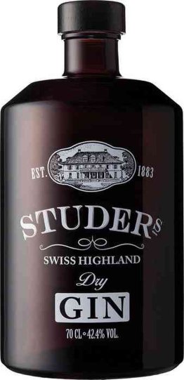 Studer's Dry Gin 42.4% EW 1 x 70cl
