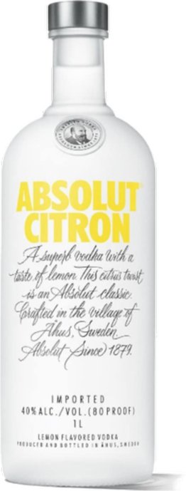 Absolut Citron Flavored Vodka 40% EW 6 x 70cl