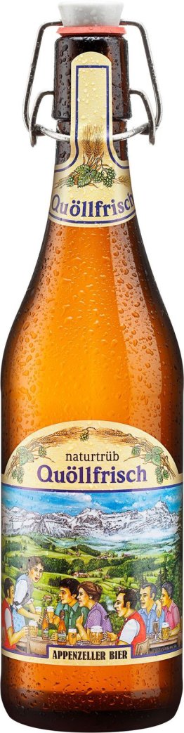 Appz. Bier Quöllfrisch naturtrüb Bügel MW 15 x 50cl