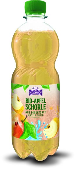 Holderhof Apfelschorle trüb Bio PET EW 12 x 50cl